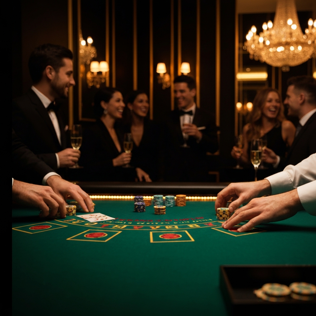 Animation casino lors d'un événement passé