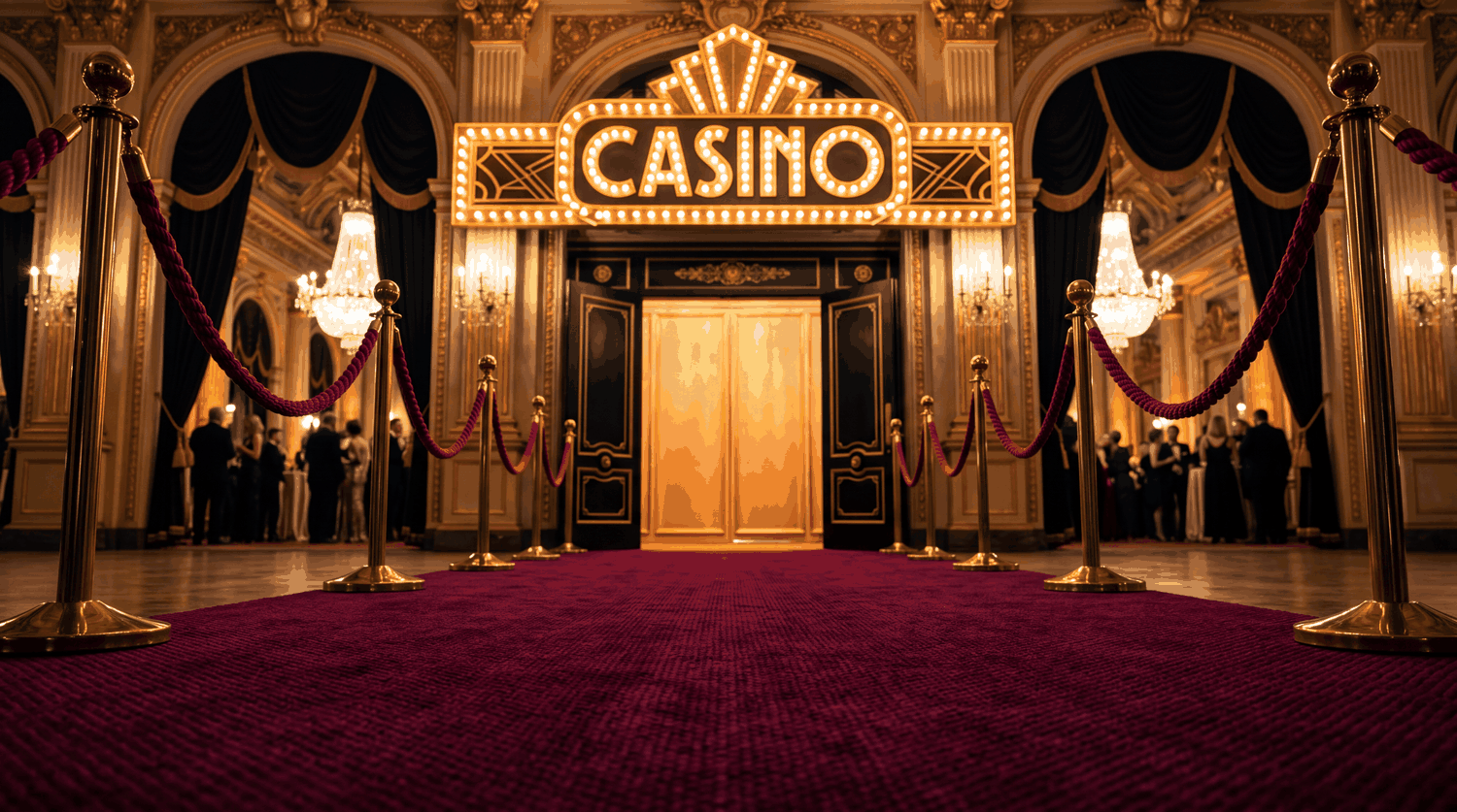 Photobooth et décoration immersive pour soirée casino