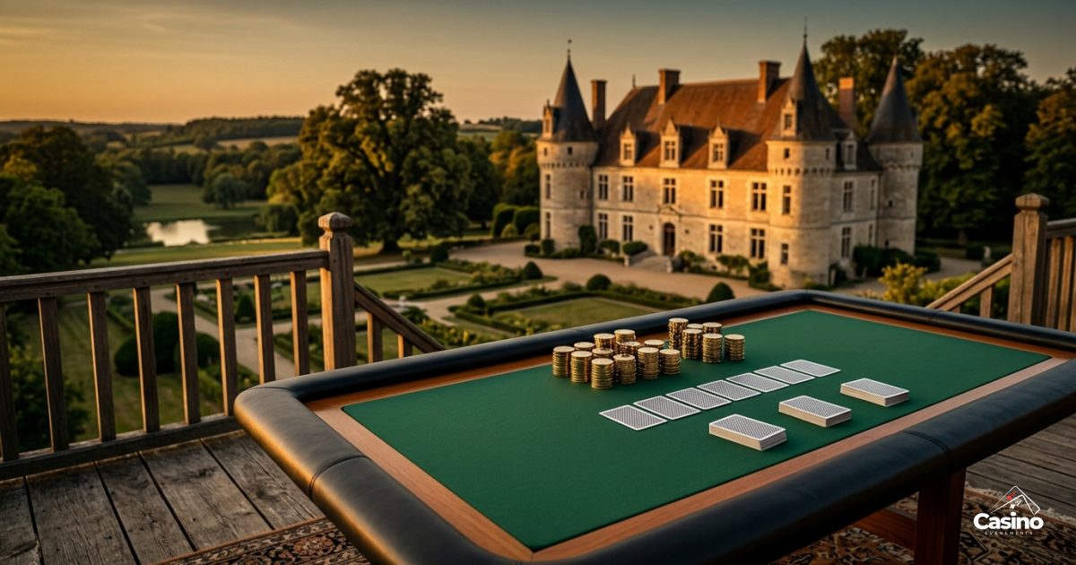 Animation casino en Seine-et-Marne, table de jeu et croupier dans un hôtel du Val d'Europe